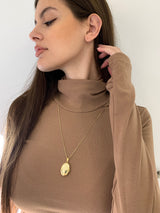 You & me oval necklace