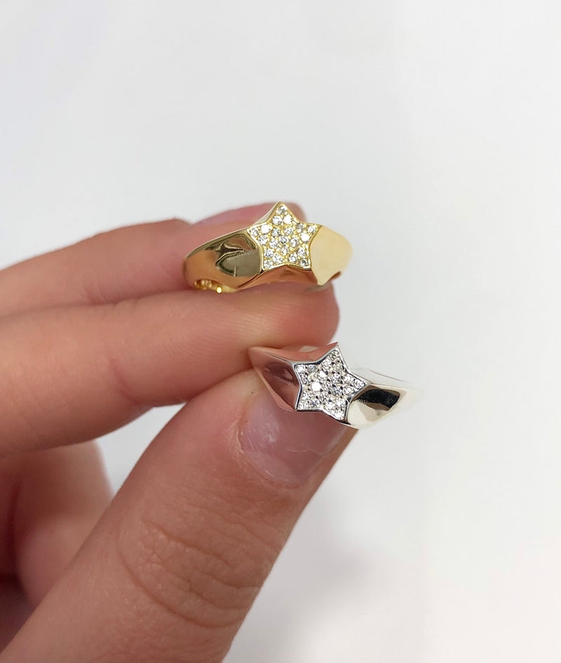 Anello Chevalier mini star