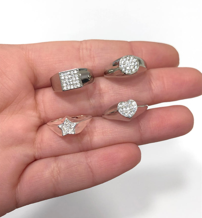 Anello Chevalier mini tondo