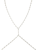 Catena corpo zirconi pendenti