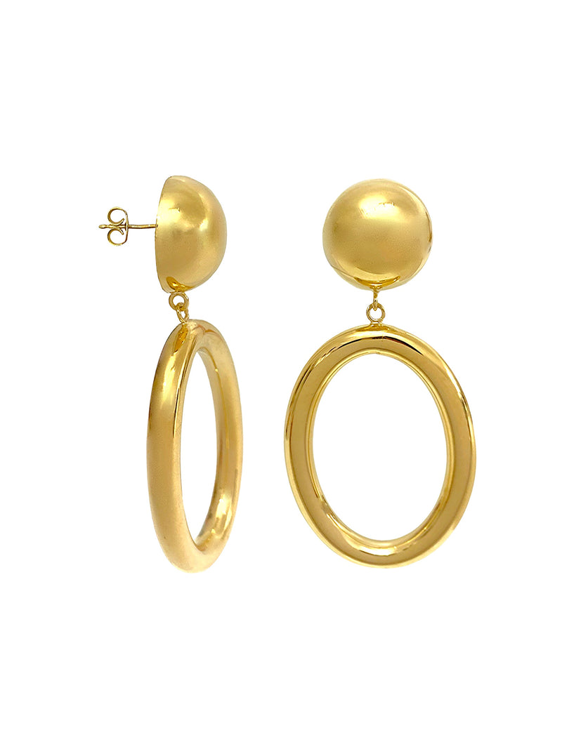 Orecchini oval Mosk
