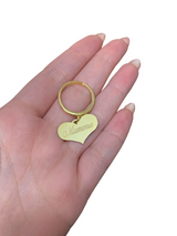 Ring with three customizable hearts