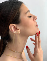 Orecchini chain luce