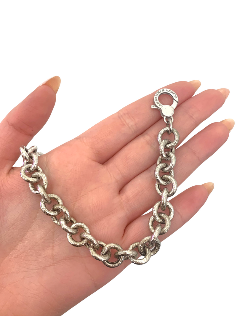 Small hammered bracelet