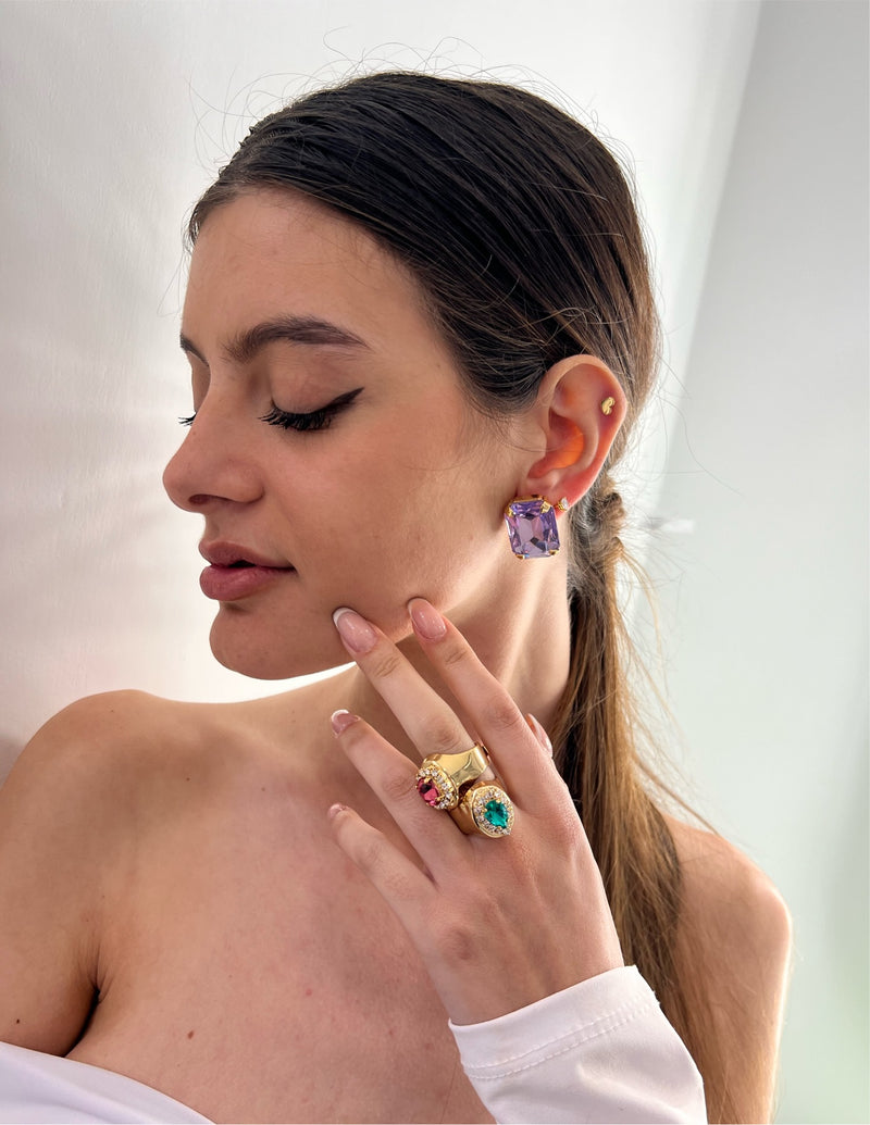 Anello oval Swarovski