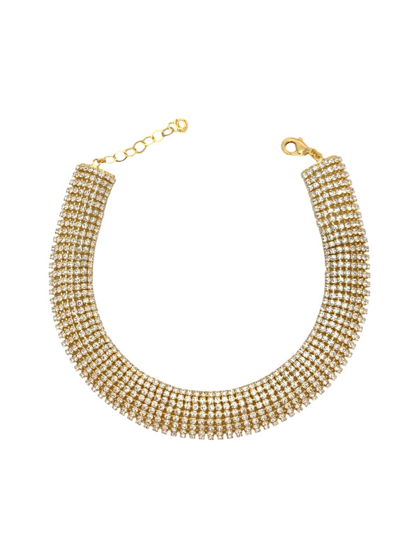 Choker Swarovski infinity