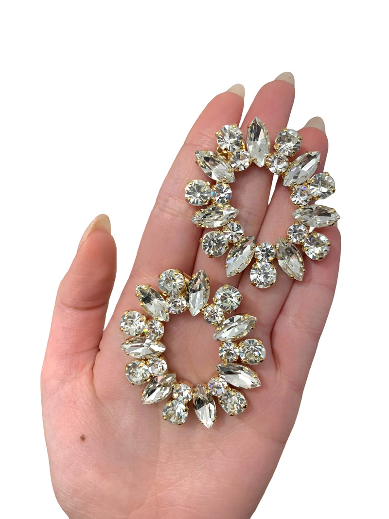 Orecchini Oval Wheel Swarovski