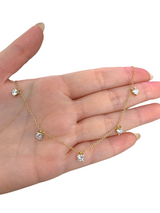 Multi zirconia necklace