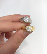 Anello Chevalier mini tondo