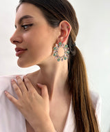 Orecchini Oval Wheel Swarovski