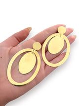 Orecchini oval slim mosk