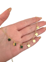 Collana con stelle pendenti
