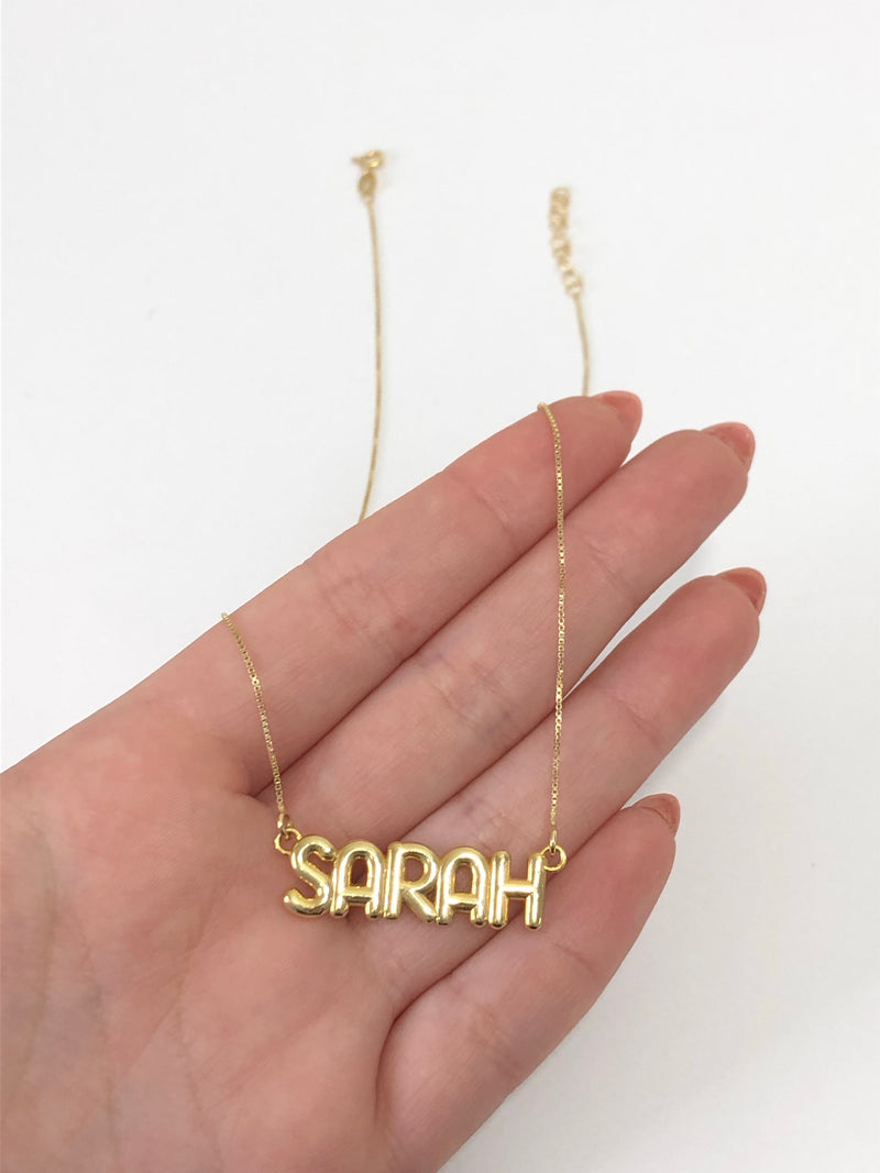 Collana Bubble Letter