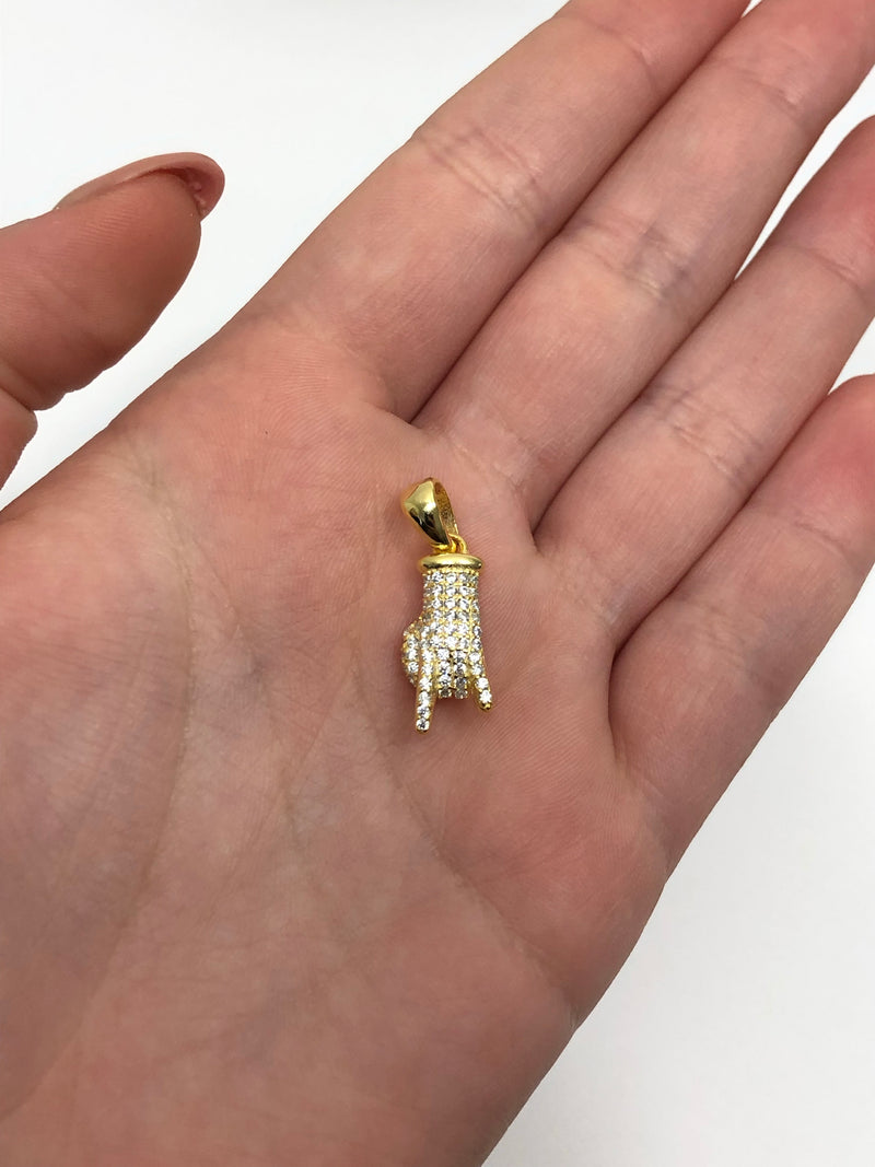 Charm mini corna iettatrici