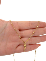 Collana con corno