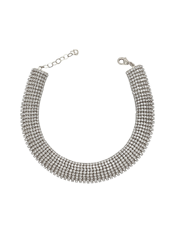 Choker Swarovski infinity