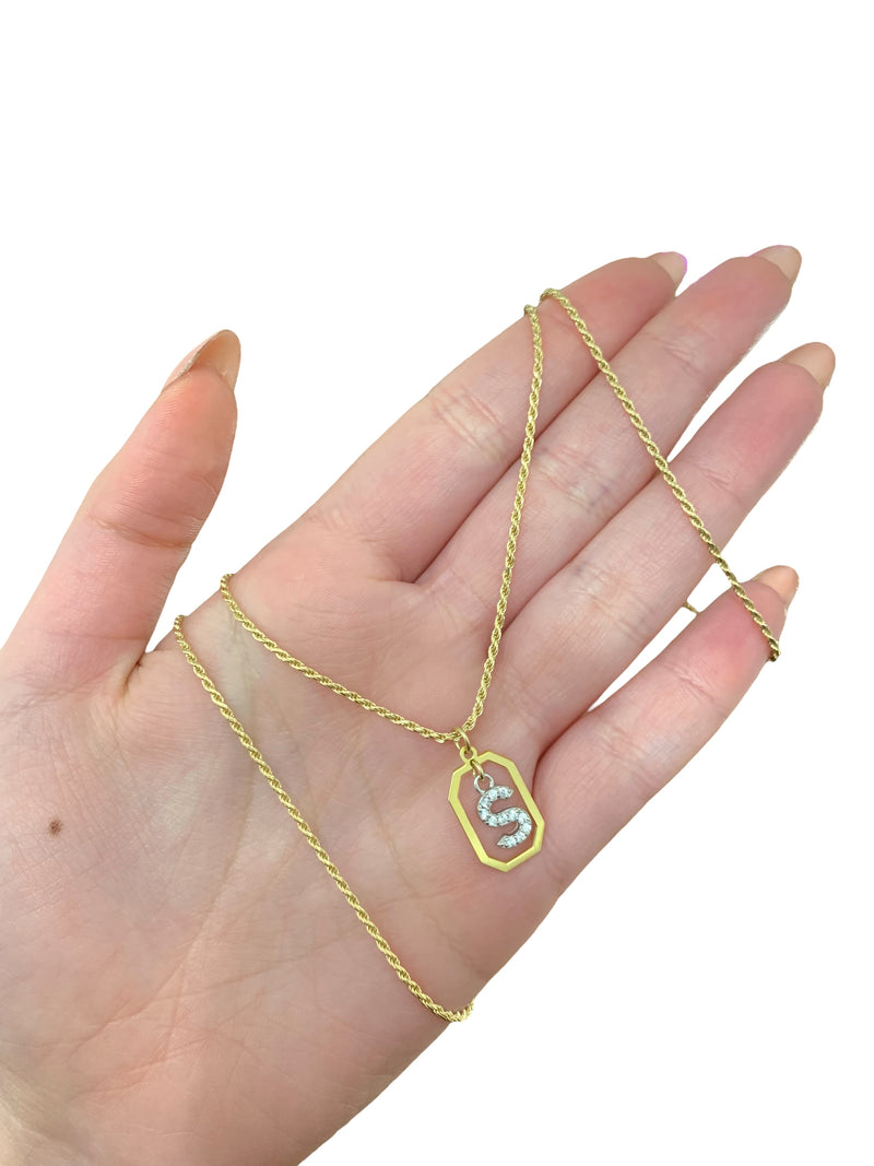 Collana torcion letter Luxury