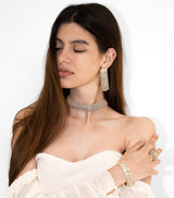 Choker Swarovski infinity