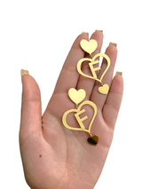 Orecchini Love Pendent personalizzabili