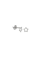Orecchini stelle traforate