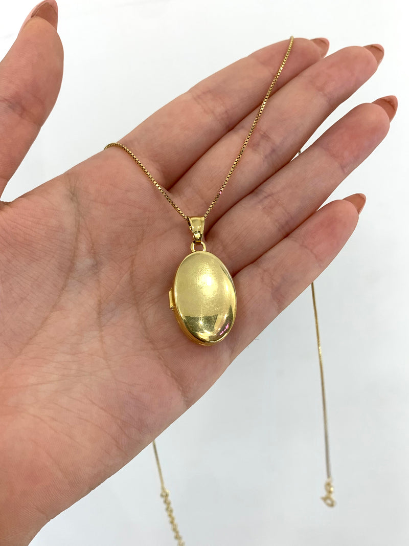 You & me oval necklace