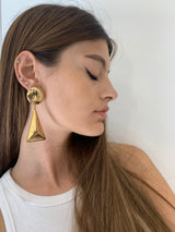Orecchini Botton Long Triangle
