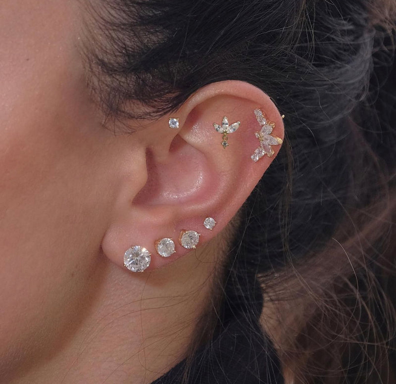 Flowers earrings