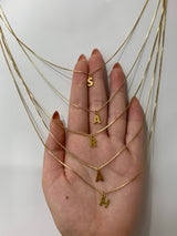Collana Multi fili Letter